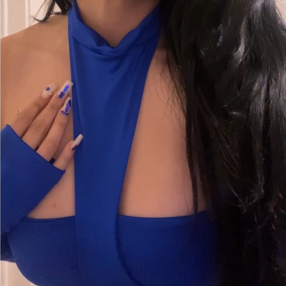 Follow me out jumpsuit set - Royal